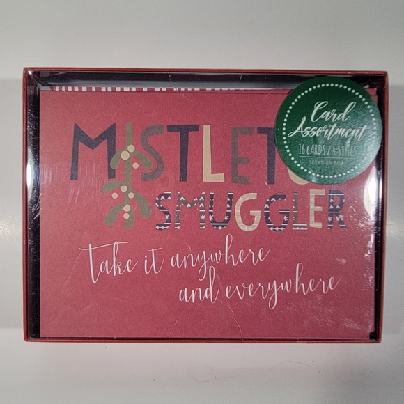 Masterpiece Studios Festive Holiday Assortment Set of 16 Boxed Christmas Cards - Picture 3 of 4